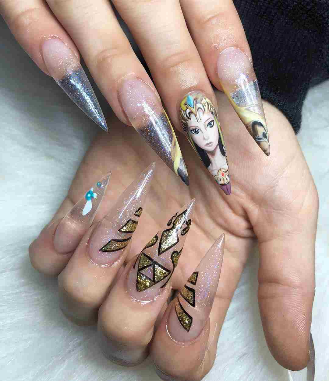 17 Amazing and Popular Nails Design for Young Lady 4