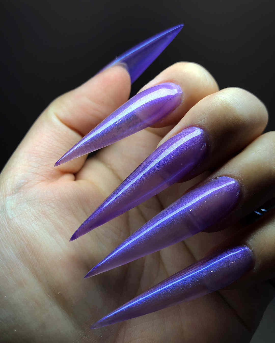 51 Cool and Creative Stiletto Nail Art Designs for Women and Girls 9