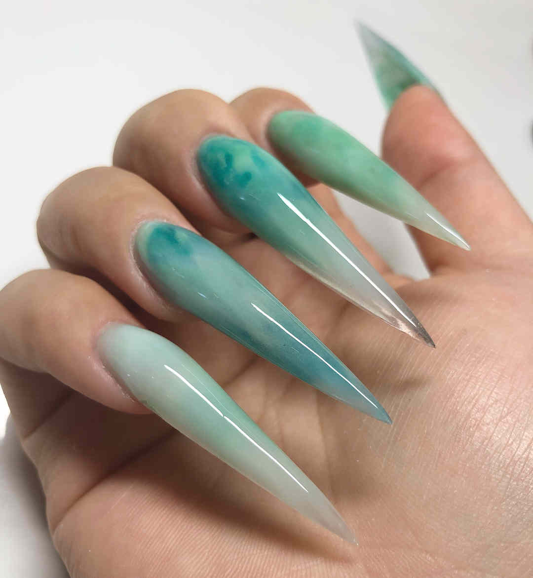 51 Cool and Creative Stiletto Nail Art Designs for Women and Girls 12