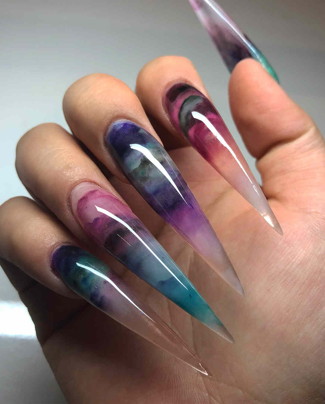 7 Thermochromic Ink and Mix Color Nails Art Designs 3