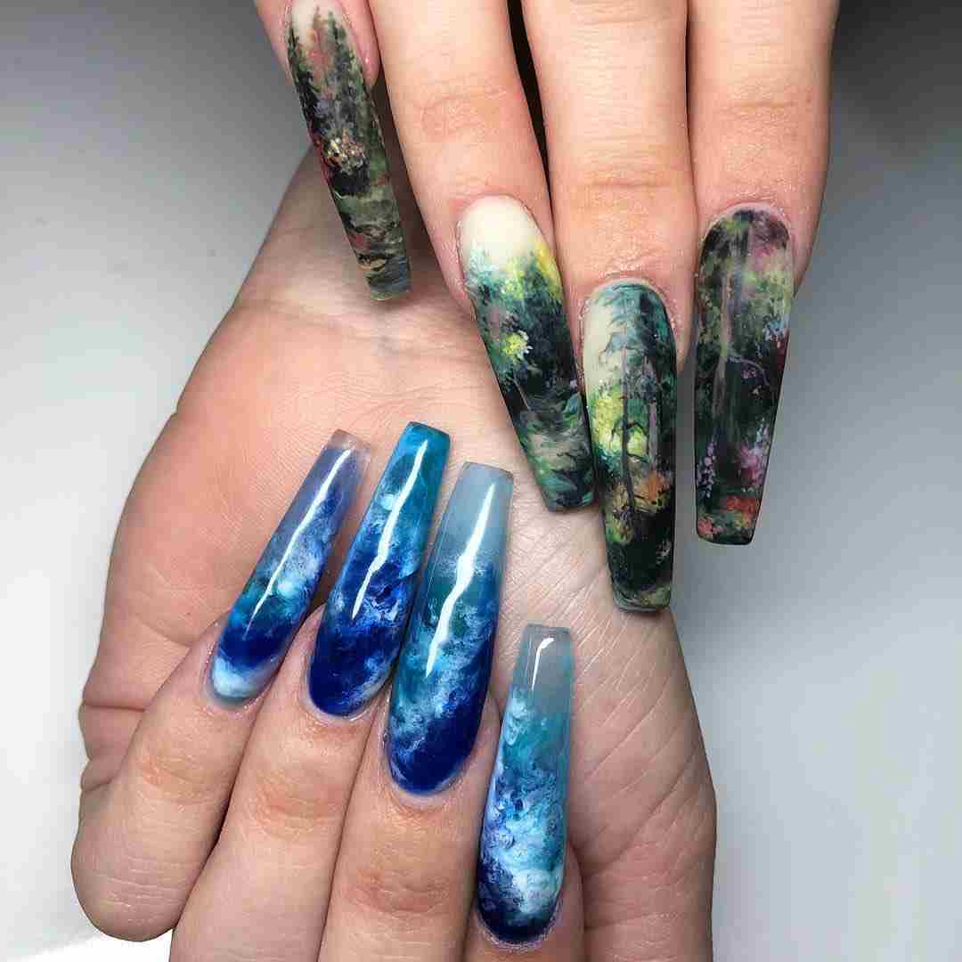 7 Thermochromic Ink and Mix Color Nails Art Designs 5