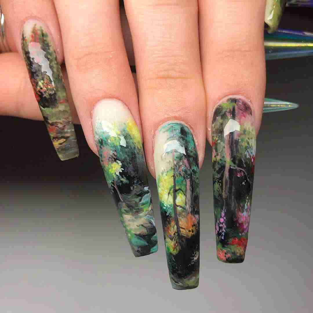 7 Thermochromic Ink and Mix Color Nails Art Designs 7