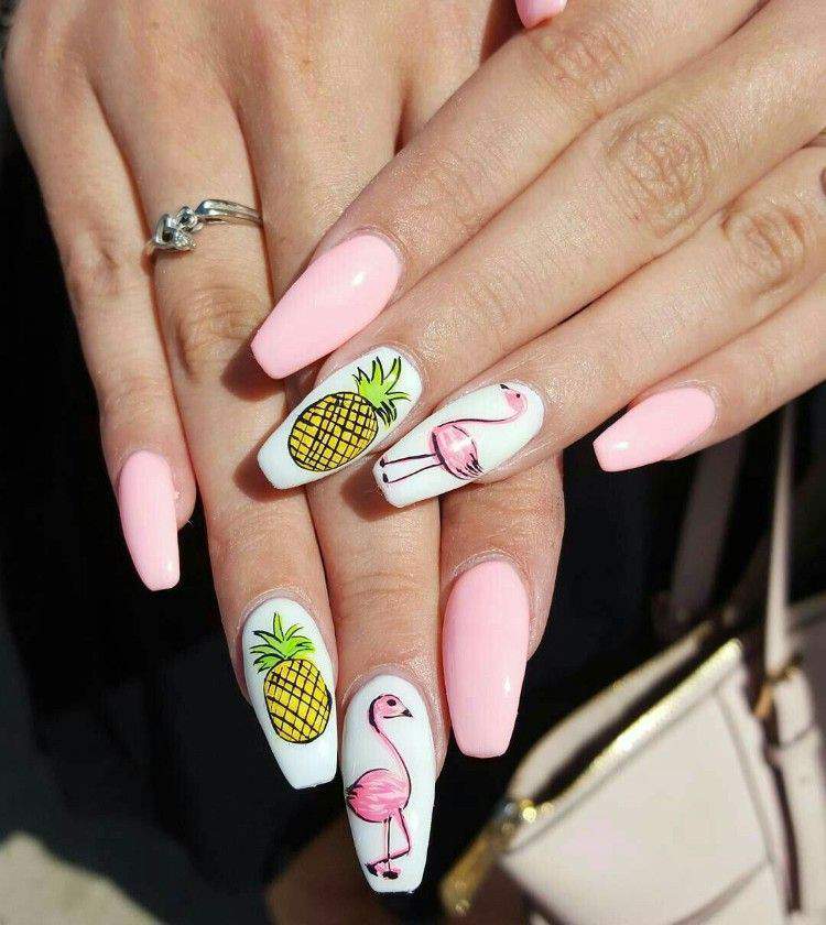 51 Creative and Colorful Nail Art Design for 2018 14