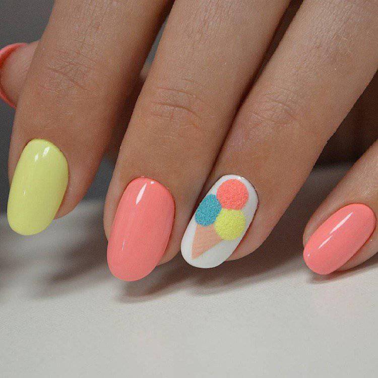 51 Creative and Colorful Nail Art Design for 2018 24