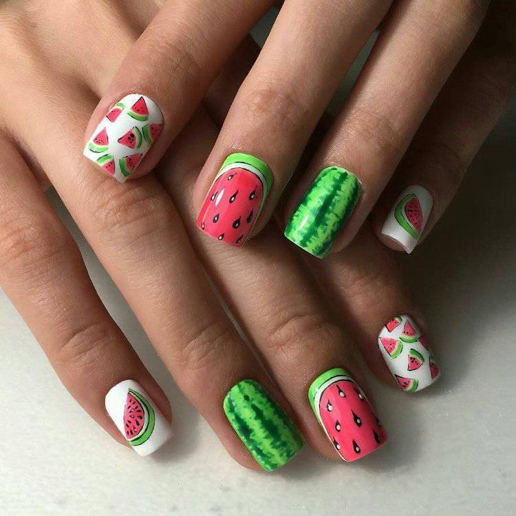 51 Creative and Colorful Nail Art Design for 2018 43