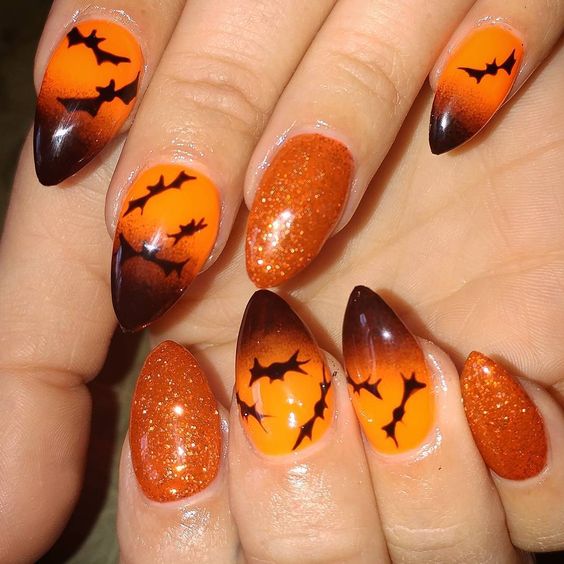 30 Cool and Easy Halloween nail art designs for Women img 25