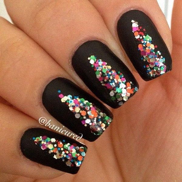 80 Incredible Black Nail Art Designs for Women and Girls img 2