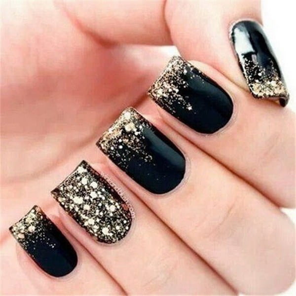 80 Incredible Black Nail Art Designs for Women and Girls img 3