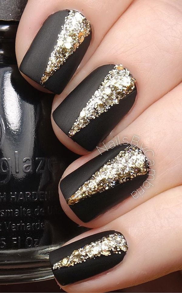 80 Incredible Black Nail Art Designs for Women and Girls img 4