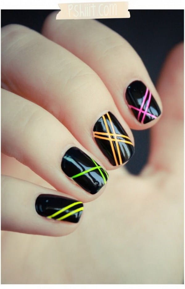 80 Incredible Black Nail Art Designs for Women and Girls img 9