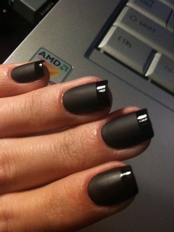 80 Incredible Black Nail Art Designs for Women and Girls img 12