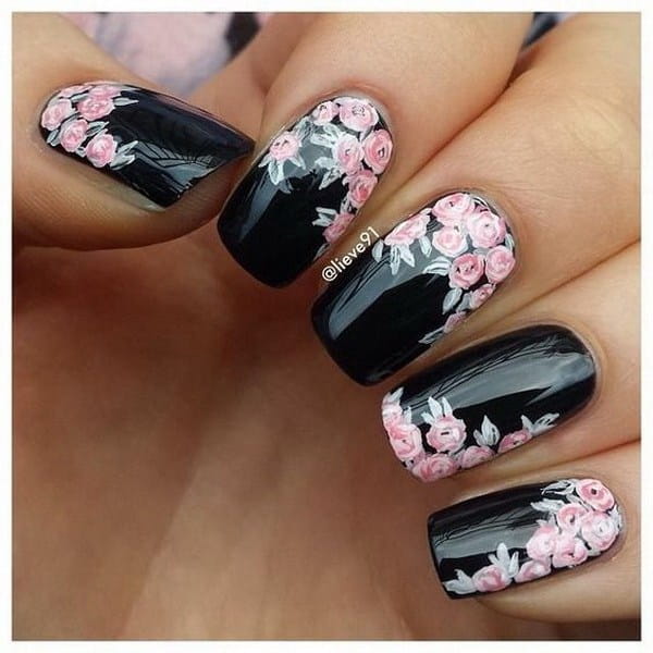 80 Incredible Black Nail Art Designs for Women and Girls img 13