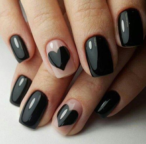 80 Incredible Black Nail Art Designs for Women and Girls img 54