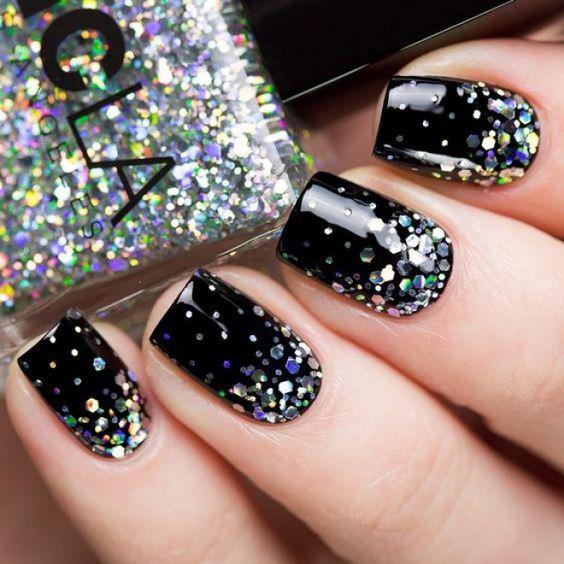 80 Incredible Black Nail Art Designs for Women and Girls img 55