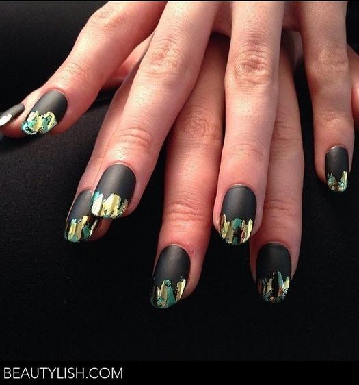 80 Incredible Black Nail Art Designs for Women and Girls img 76