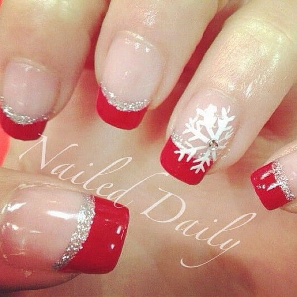 75+ Festive Christmas Red Nail Art Ideas img 3