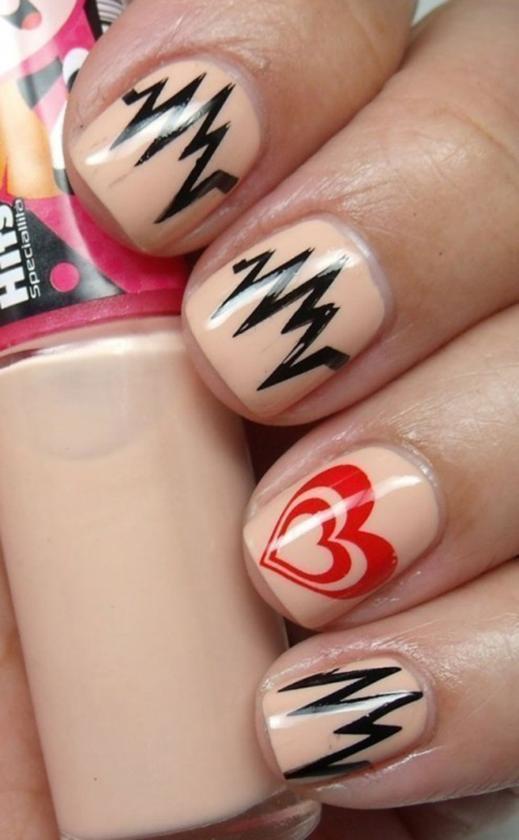 65 Ideas of Beautiful Valentine's Day Nail Designs img 03