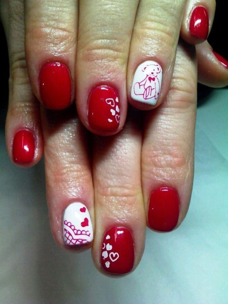 65 Ideas of Beautiful Valentine's Day Nail Designs img 07