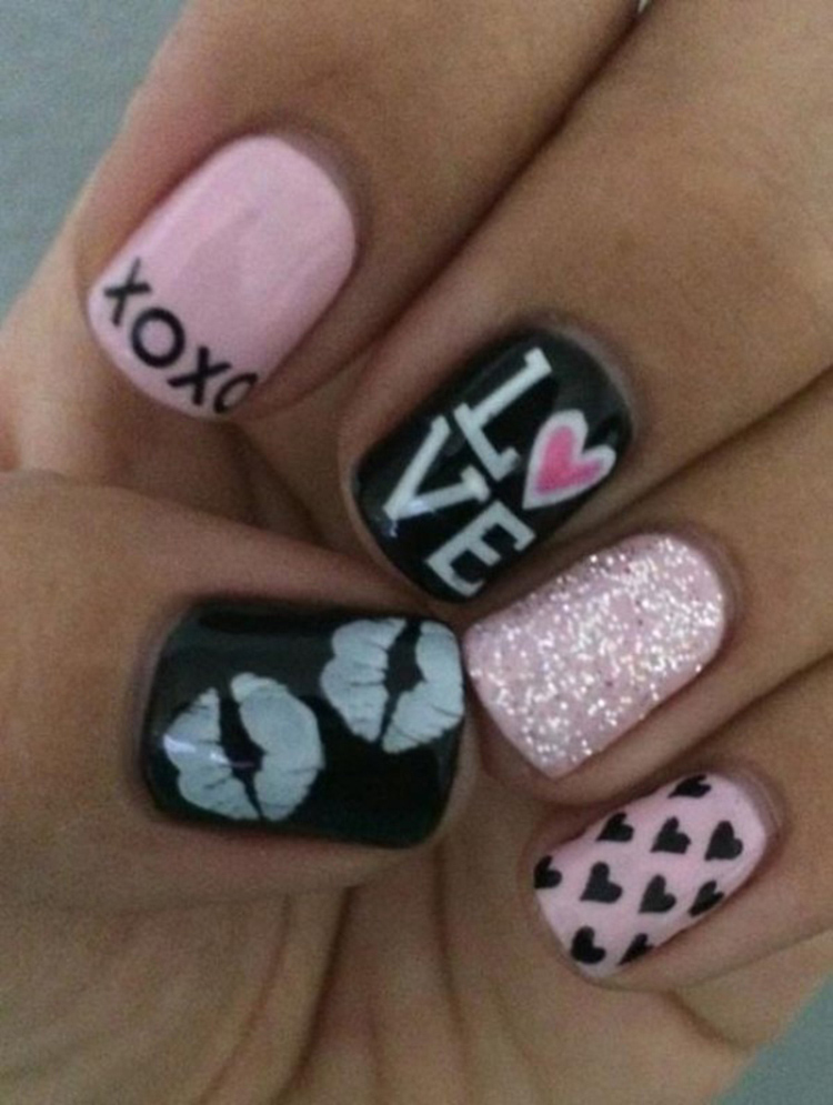 65 Ideas of Beautiful Valentine's Day Nail Designs img 09