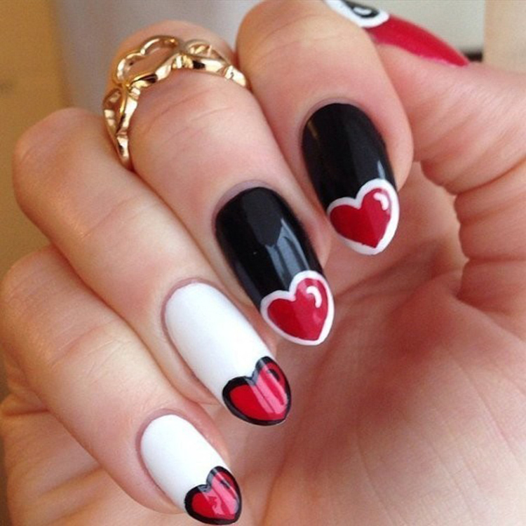 65 Ideas of Beautiful Valentine's Day Nail Designs img 12