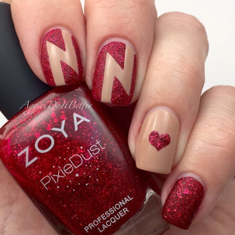 65 Ideas of Beautiful Valentine's Day Nail Designs img 14