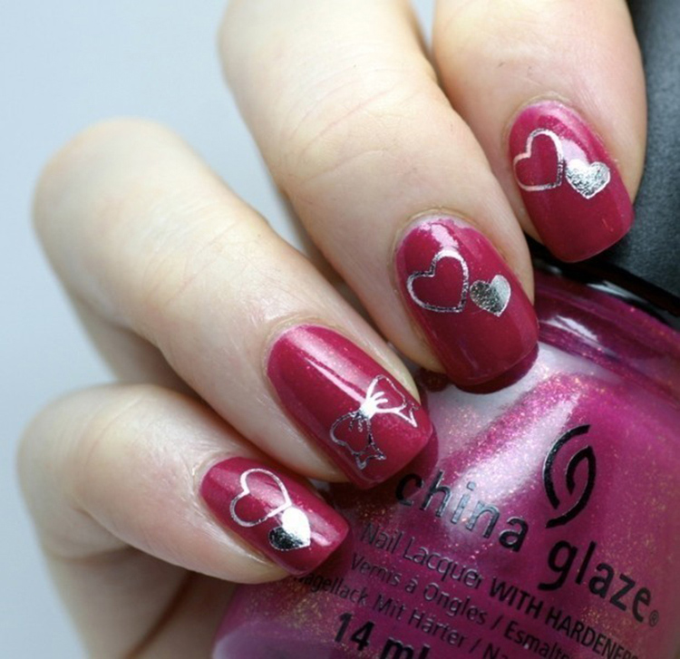 65 Ideas of Beautiful Valentine's Day Nail Designs img 18