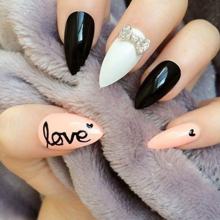 65 Ideas of Beautiful Valentine's Day Nail Designs img 19