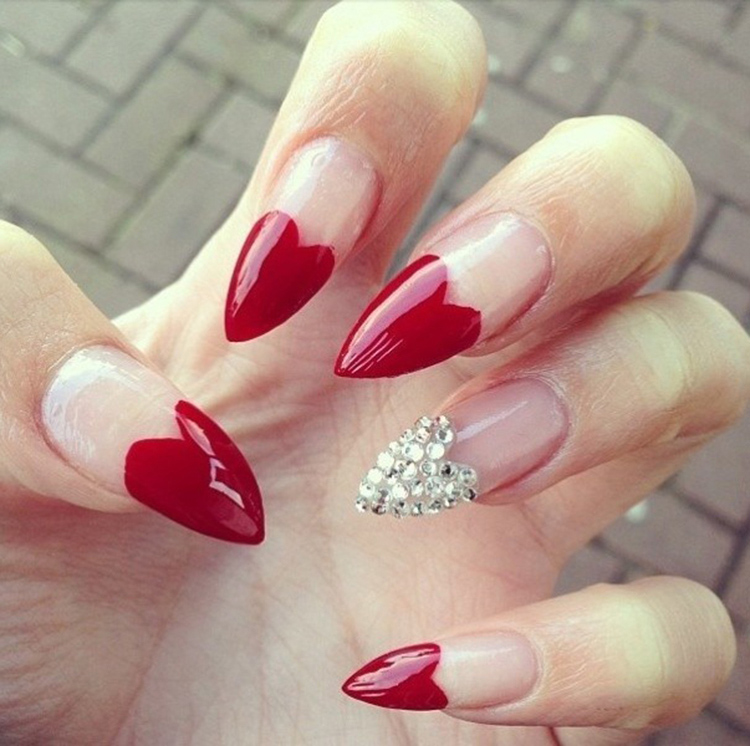 65 Ideas of Beautiful Valentine's Day Nail Designs img 20