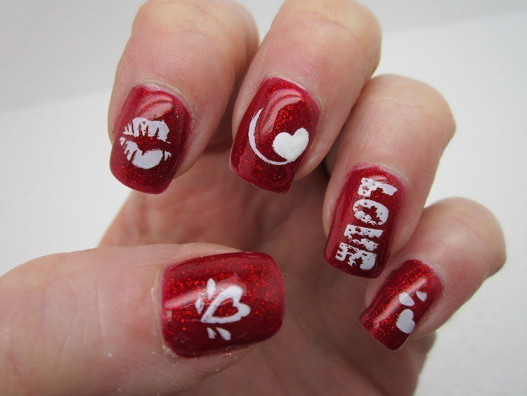 65 Ideas of Beautiful Valentine's Day Nail Designs img 29