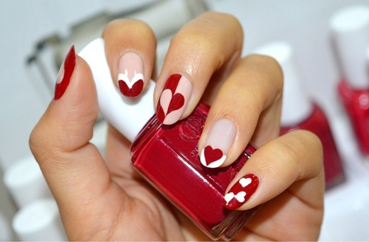 65 Ideas of Beautiful Valentine's Day Nail Designs img 37