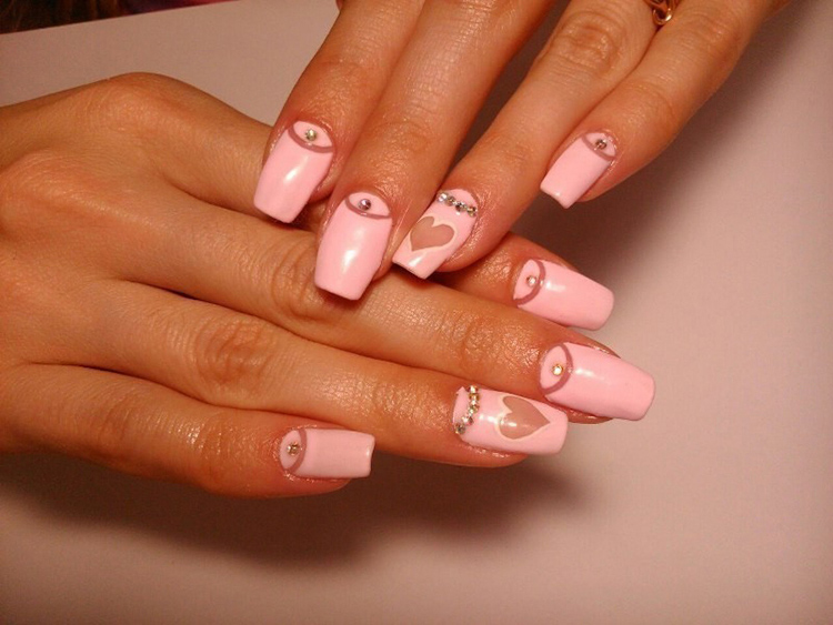 65 Ideas of Beautiful Valentine's Day Nail Designs img 39