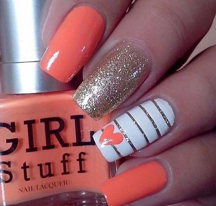 65 Ideas of Beautiful Valentine's Day Nail Designs img 44