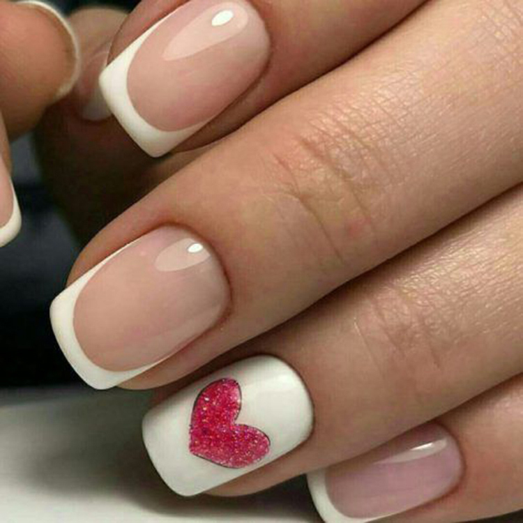 65 Ideas of Beautiful Valentine's Day Nail Designs img 50