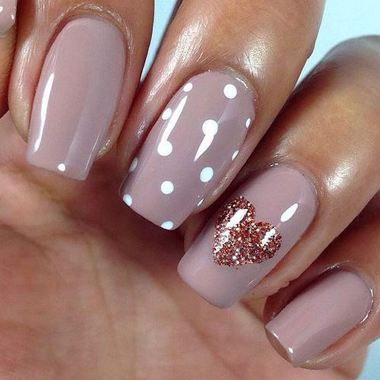 65 Ideas of Beautiful Valentine's Day Nail Designs img 51