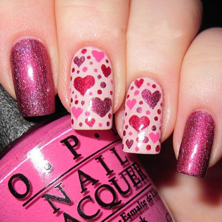 65 Ideas of Beautiful Valentine's Day Nail Designs img 55