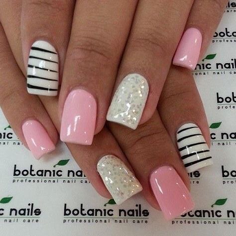 100+ Must Try Nail Designs For Short Nails 2019 Summer images 7