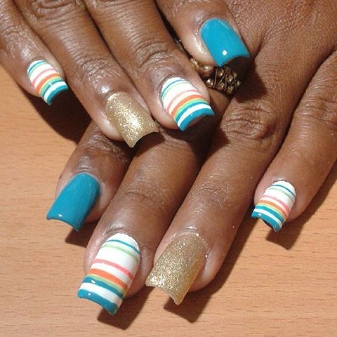 100+ Must Try Nail Designs For Short Nails 2019 Summer images 9