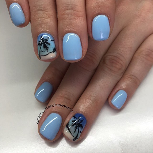 100+ Must Try Nail Designs For Short Nails 2019 Summer images 12