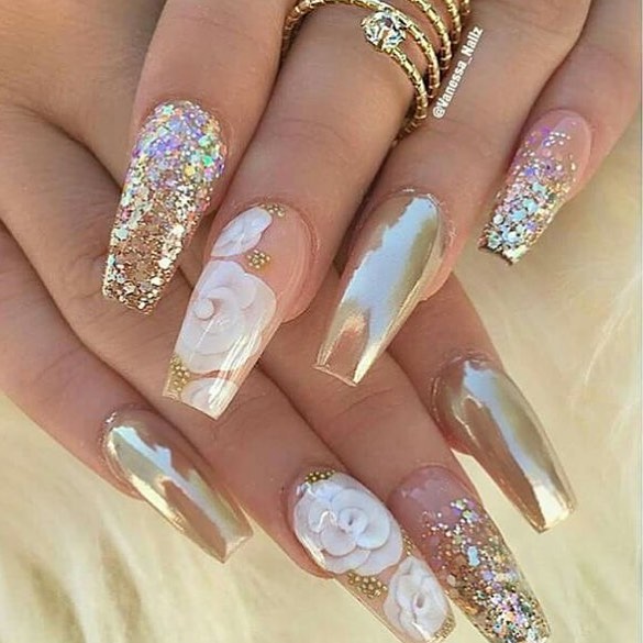 100+ Must Try Nail Designs For Short Nails 2019 Summer images 44