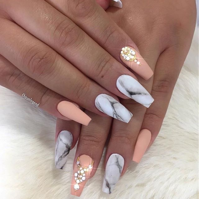 100+ Must Try Nail Designs For Short Nails 2019 Summer images 46