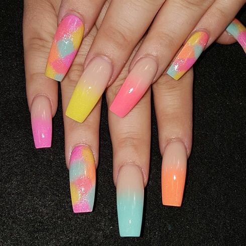 100+ Must Try Nail Designs For Short Nails 2019 Summer images 64