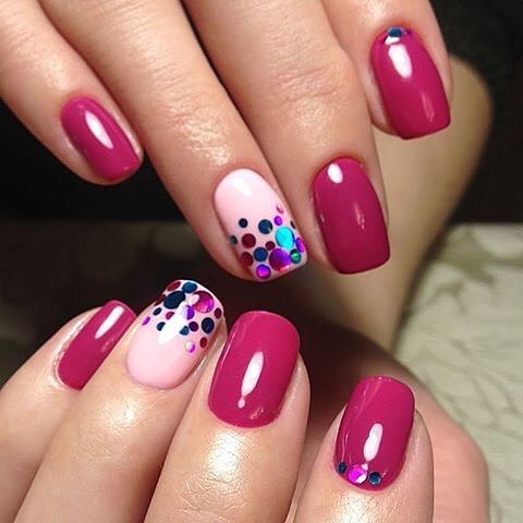 100+ Must Try Nail Designs For Short Nails 2019 Summer images 67