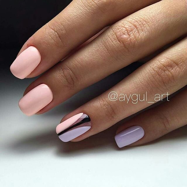 100+ Must Try Nail Designs For Short Nails 2019 Summer images 97