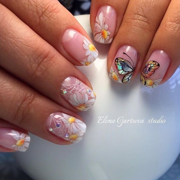 100+ Must Try Nail Designs For Short Nails 2019 Summer images 98