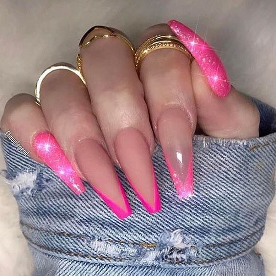 100+ Bright Summer Nail Designs 2019 images 98