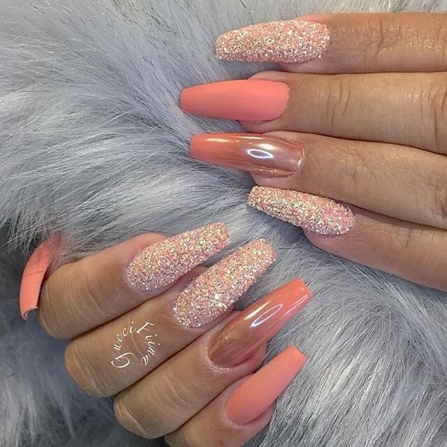 100+ Bright Summer Nail Designs 2019 images 4