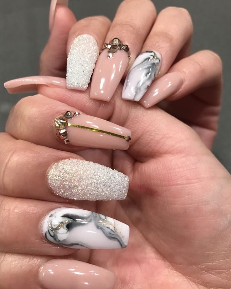 100+ Bright Summer Nail Designs 2019 images 9