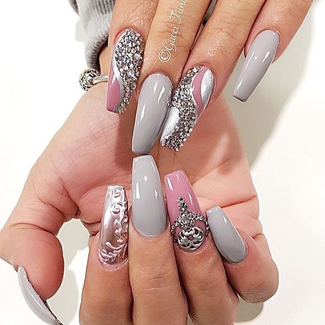 100+ Bright Summer Nail Designs 2019 images 13