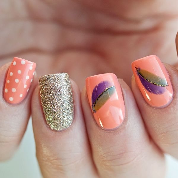 100+ Bright Summer Nail Designs 2019 images 16