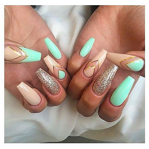 100+ Bright Summer Nail Designs 2019 images 21